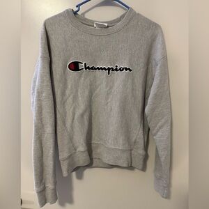Champion Heather Gray Reverse Weave Sweatshirt